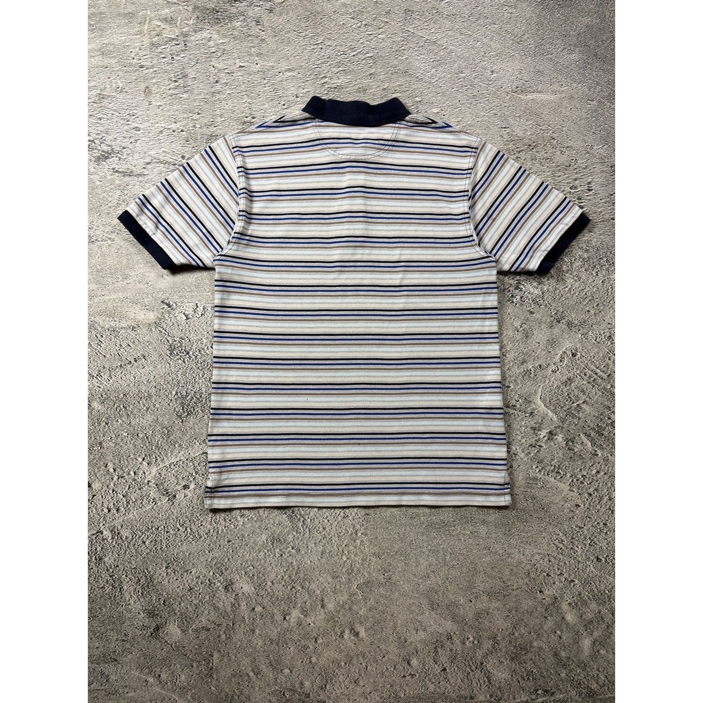 Fred Perry stripped polo Skinhead biege brown