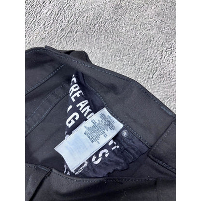 True Religion vintage jeans Waxed black painted Hedi
