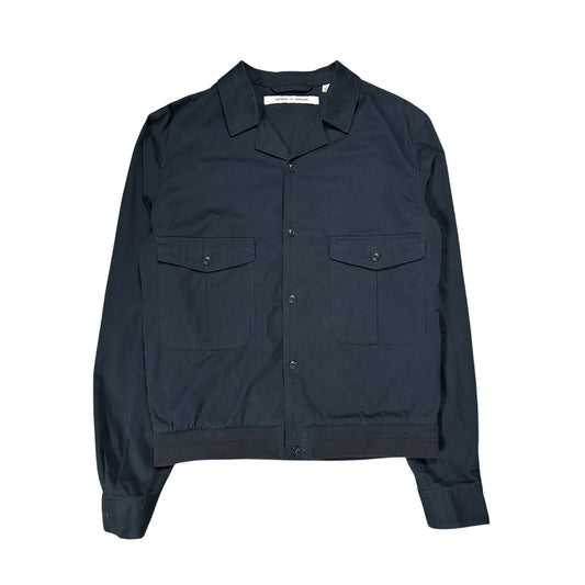 Uniqlo Lemaire Cotton Jacket navy button-up