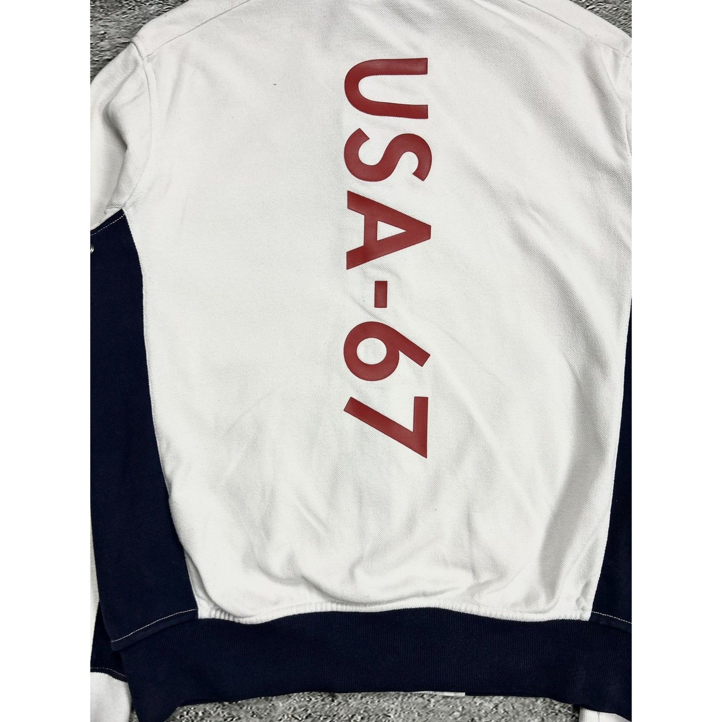 Chief Keef Polo Ralph Lauren zip sweatshirt white USA