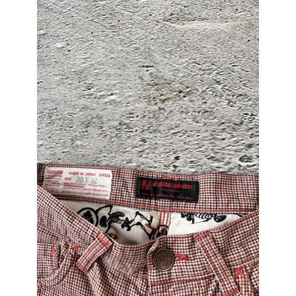 Evisu Yamane jeans vintage red casual pants