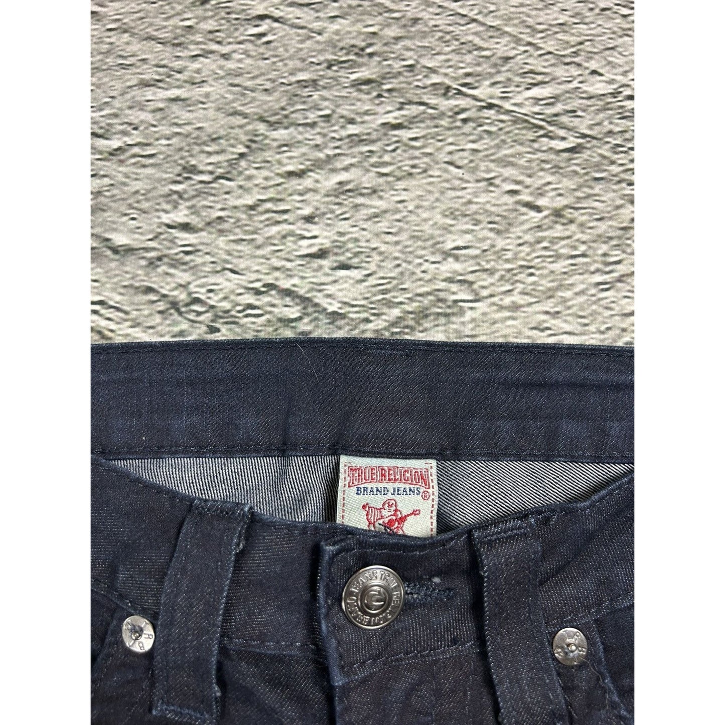 True Religion navy blue jeans Y2K bootcut vintage