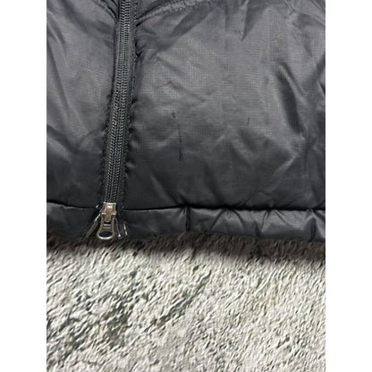 Nike puffer vest black vintage drill Y2K down