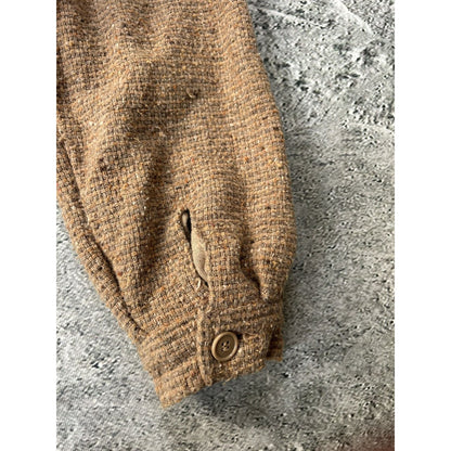 Italian true vintage wool jacket brown 60s