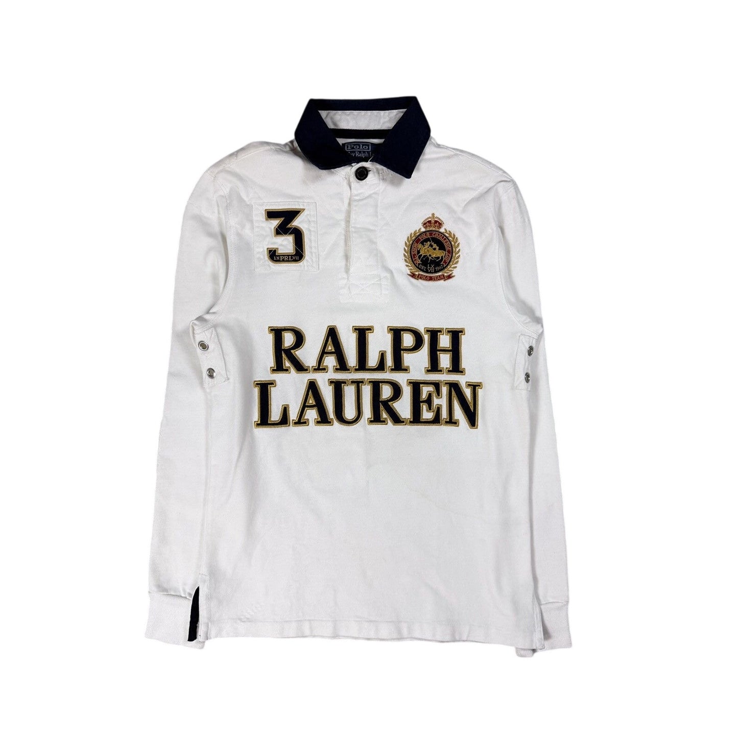 Chief Keef Polo Ralph Lauren longsleeve big logo White