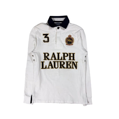 Chief Keef Polo Ralph Lauren longsleeve big logo White