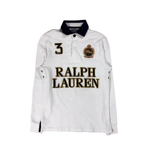 Chief Keef Polo Ralph Lauren longsleeve big logo White
