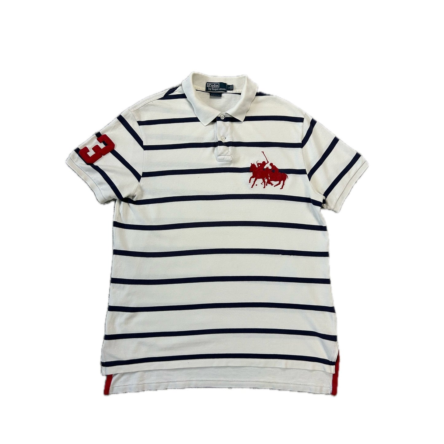 Chief Keef Polo Ralph Lauren vintage big pony white navy