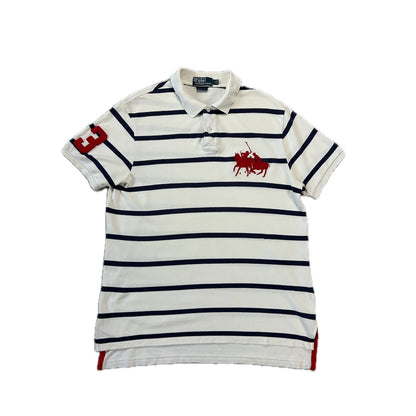 Chief Keef Polo Ralph Lauren vintage big pony white navy