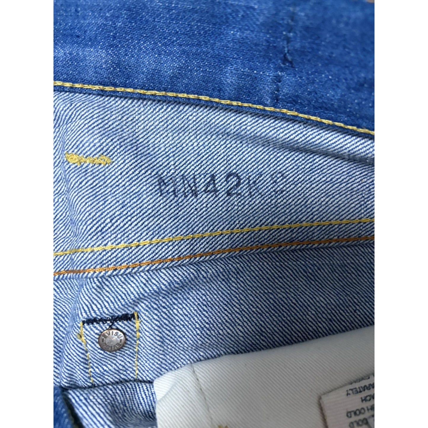 Evisu Heritage jeans vintage big logo selvedge denim blue