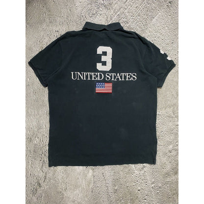 Chief Keef Polo Ralph Lauren USA polo T-shirt black big pony