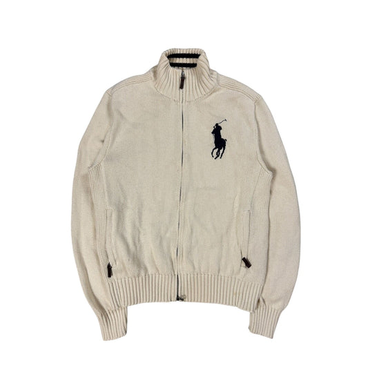 Chief Keef Polo Ralph Lauren zip sweater Beige Big Pony
