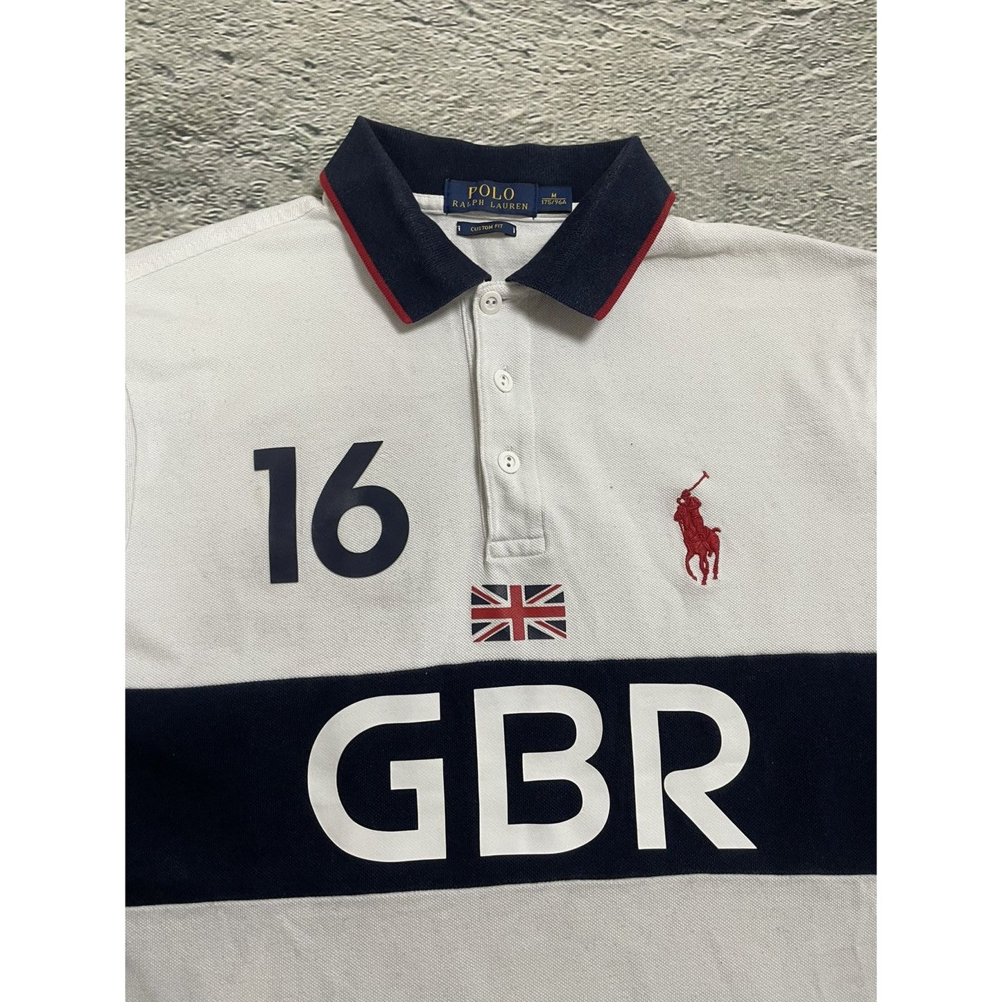 Chief Keef Polo Ralph Lauren Great Britain vintage white GBR