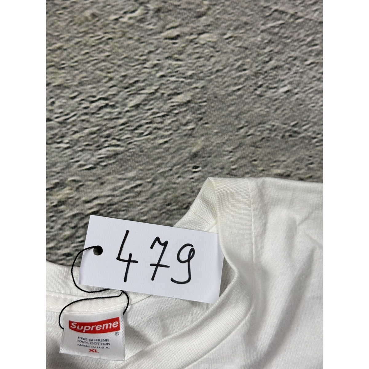 Supreme cross bogo T-shirt box logo FW20 white red