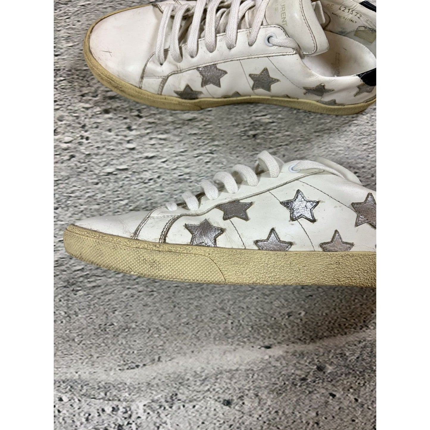 Saint Laurent Hedi Slimane sl06 Star sneakers low white SLP