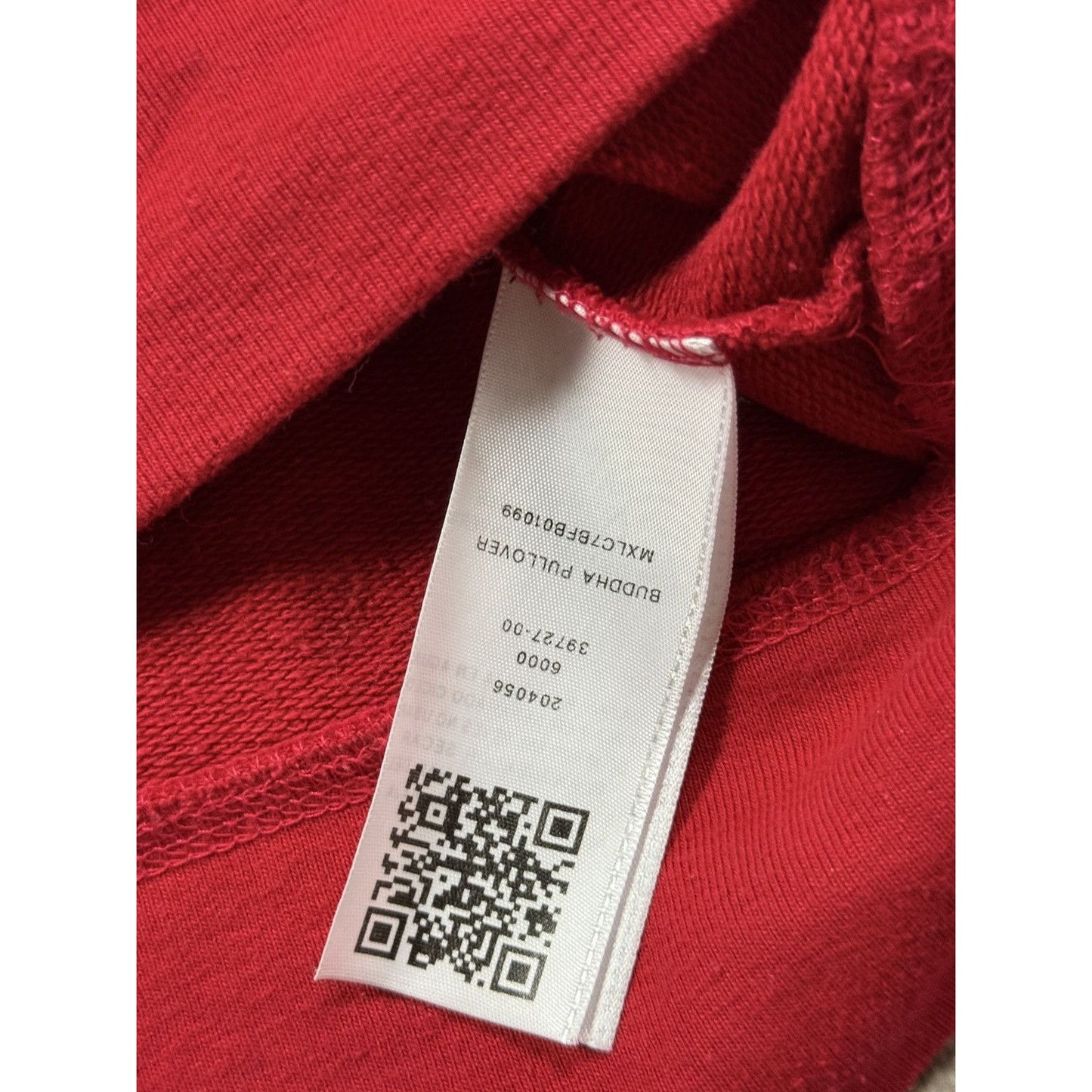 True Religion Red Crewneck big logo horseshoe Boxy