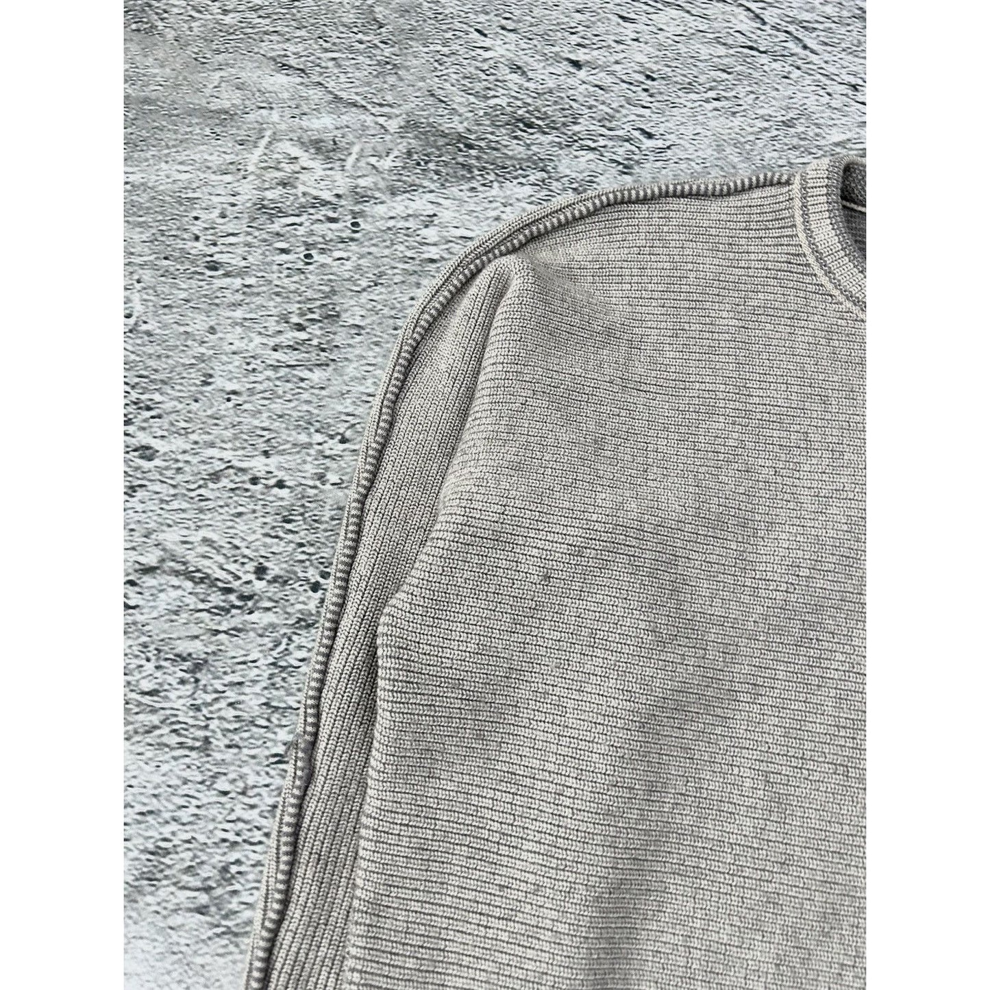 Carlo Colucci sweater Coogi style vintage beige knit