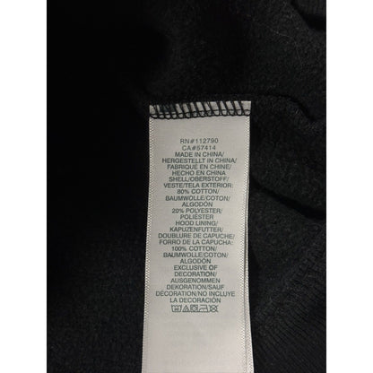 True Religion zip hoodie vintage Black White stitching