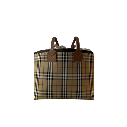 Burberry Medium London Nova Check Hand Tote Bag
