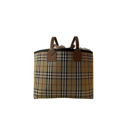 Burberry Medium London Nova Check Hand Tote Bag