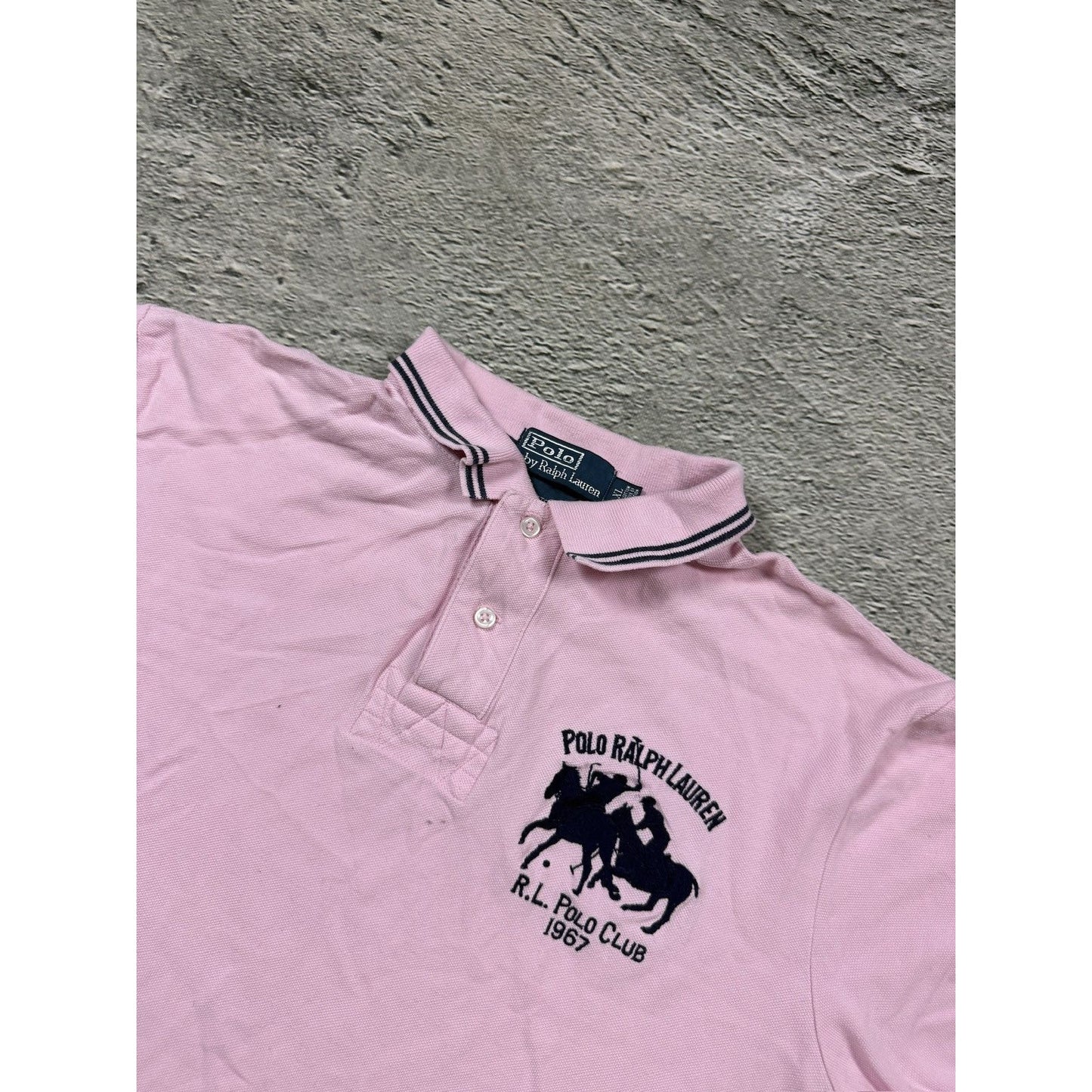 Chief Keef Polo Ralph Lauren vintage pink T-shirt big pony