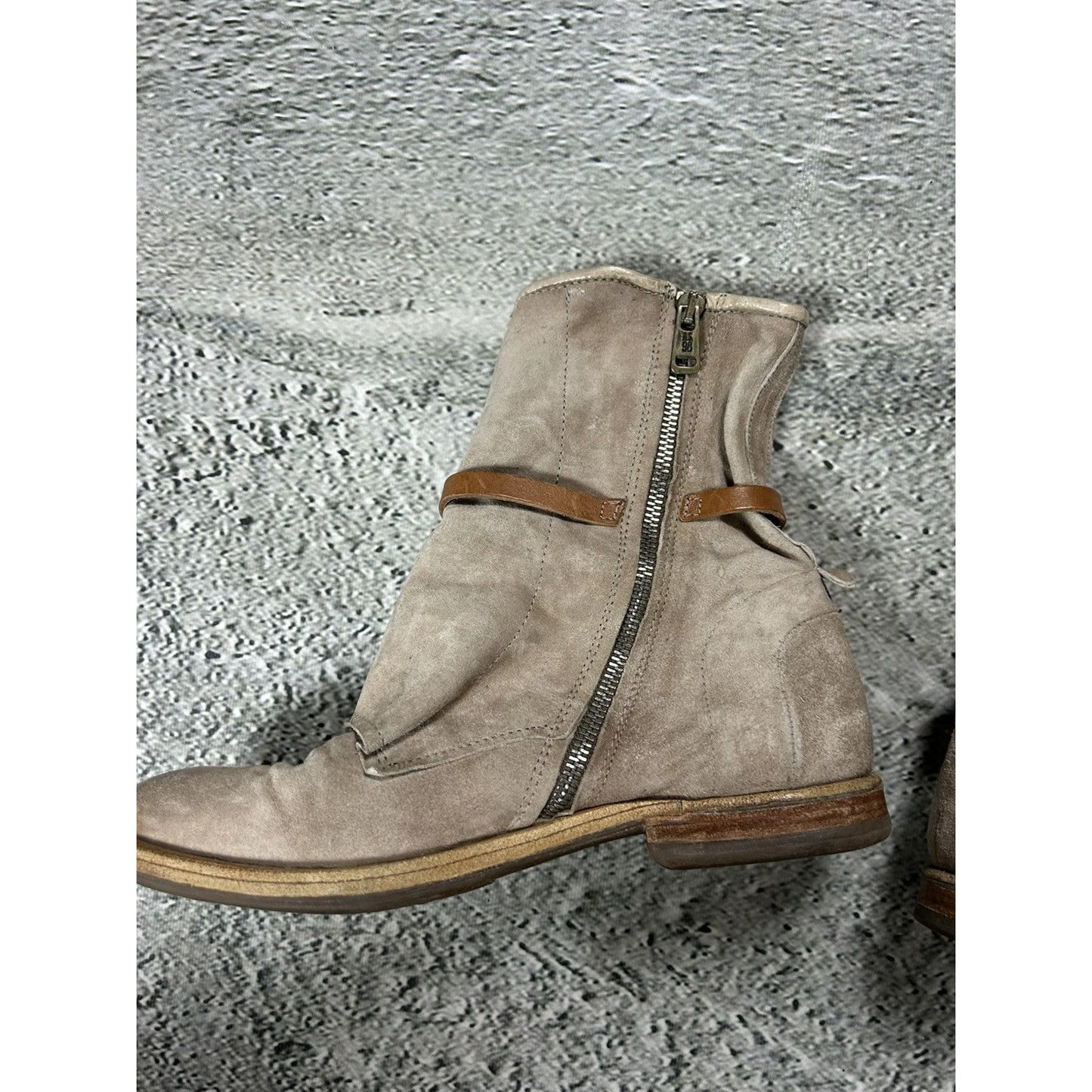 Airstep A.S.98 Zeport Tresse leather shoes boots cowboy