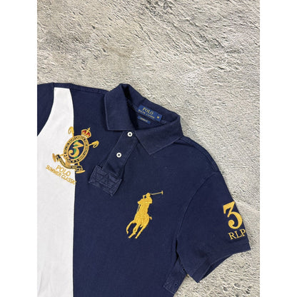 Chief Keef Polo Ralph Lauren big pony navy blue gold T-shirt