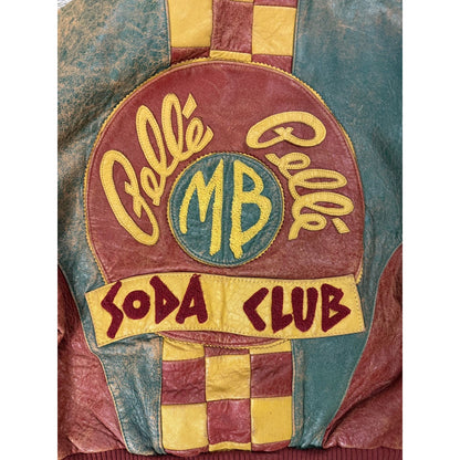 Pelle Pelle Marc Buchanan 80s leather jacket soda club