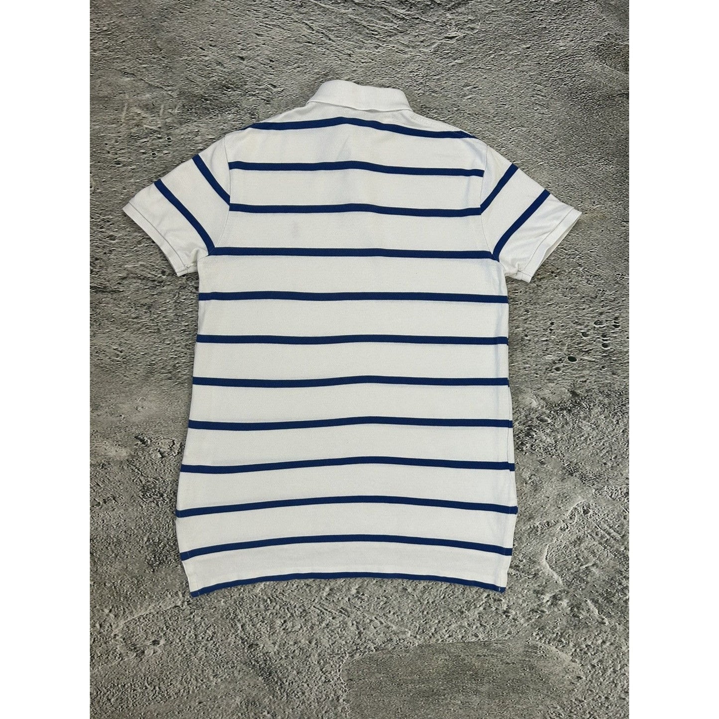 Polo Ralph Lauren t-shirt white blue striped small pony