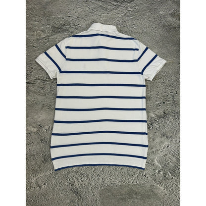 Polo Ralph Lauren t-shirt white blue striped small pony