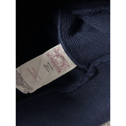 Evisu zip hoodie navy gold logo sweatshirt