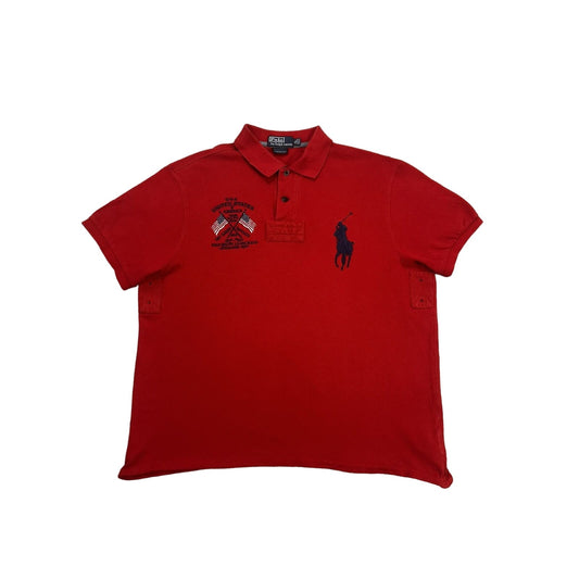 Chief Keef Polo Ralph Lauren vintage red USA big pony