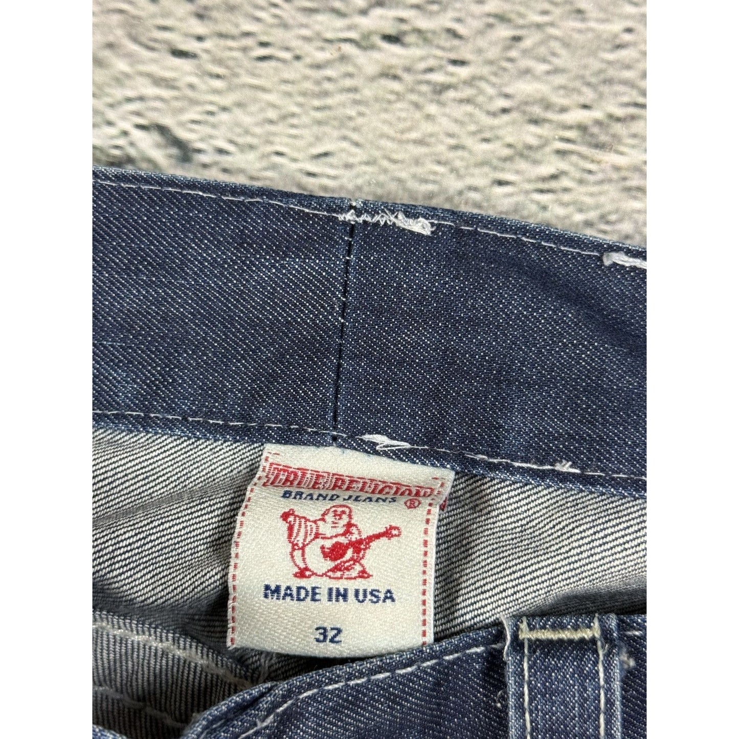 True Religion blue jeans studded Y2K Ricky vintage