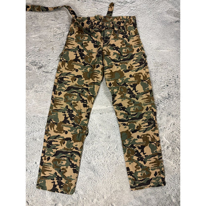 Evisu private stock camo Evis cow tag hand painted