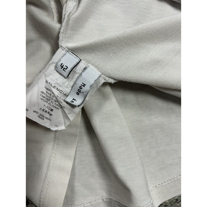 Balenciaga T-shirt floral vintage vneck tee