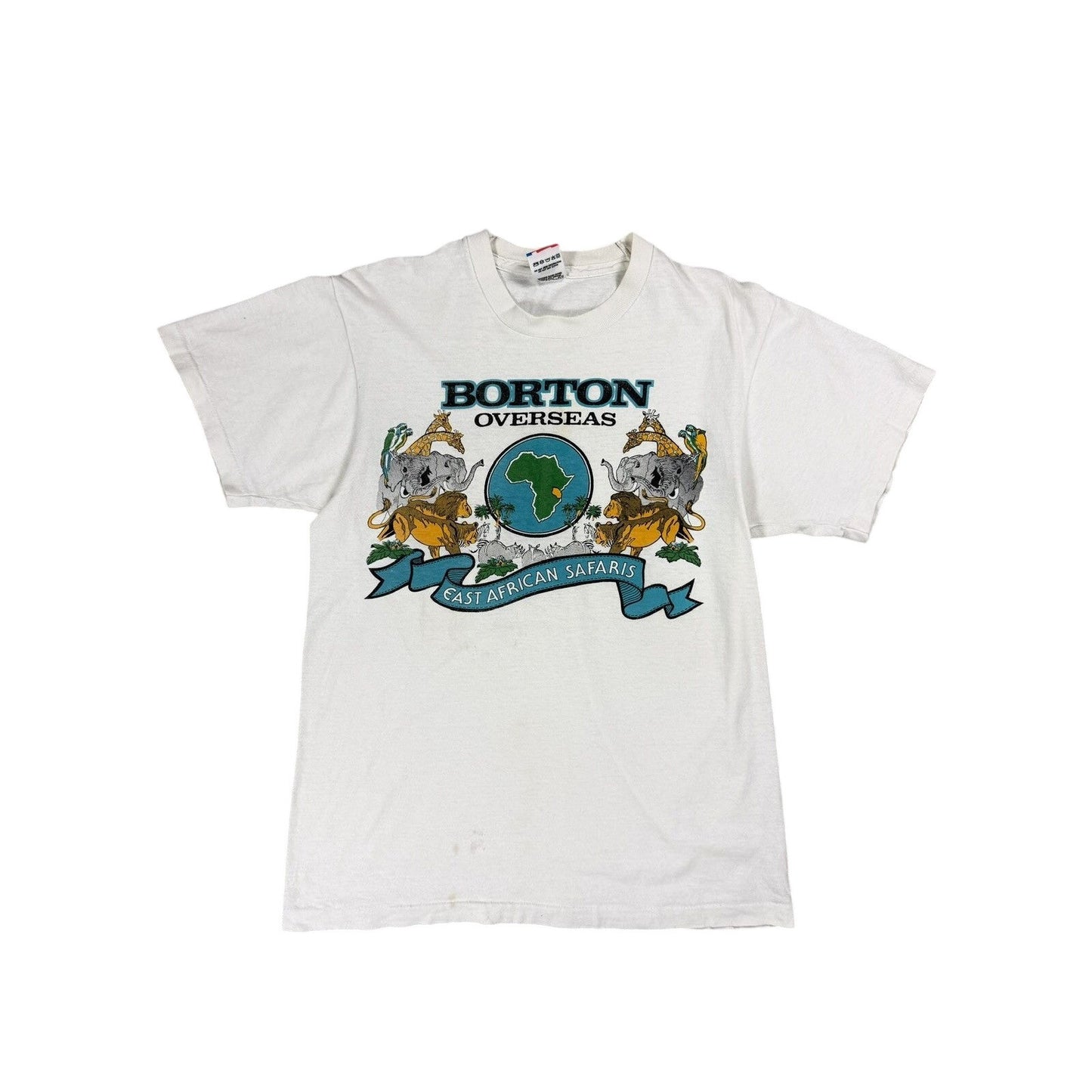 Vintage T-shirt Made in USA African Borton Fruit of the loom