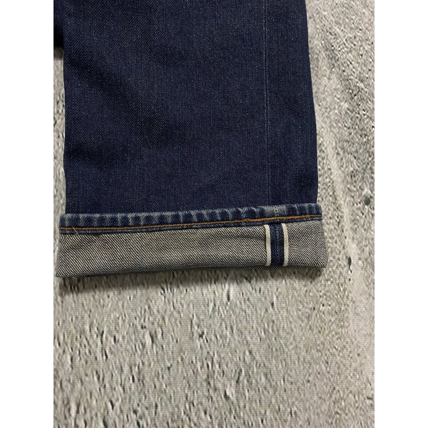 Evisu jeans vintage navy white seagulls selvedge