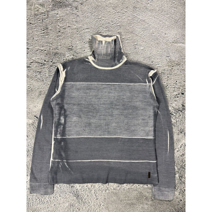 Just Cavalli turtleneck sweater grey beige