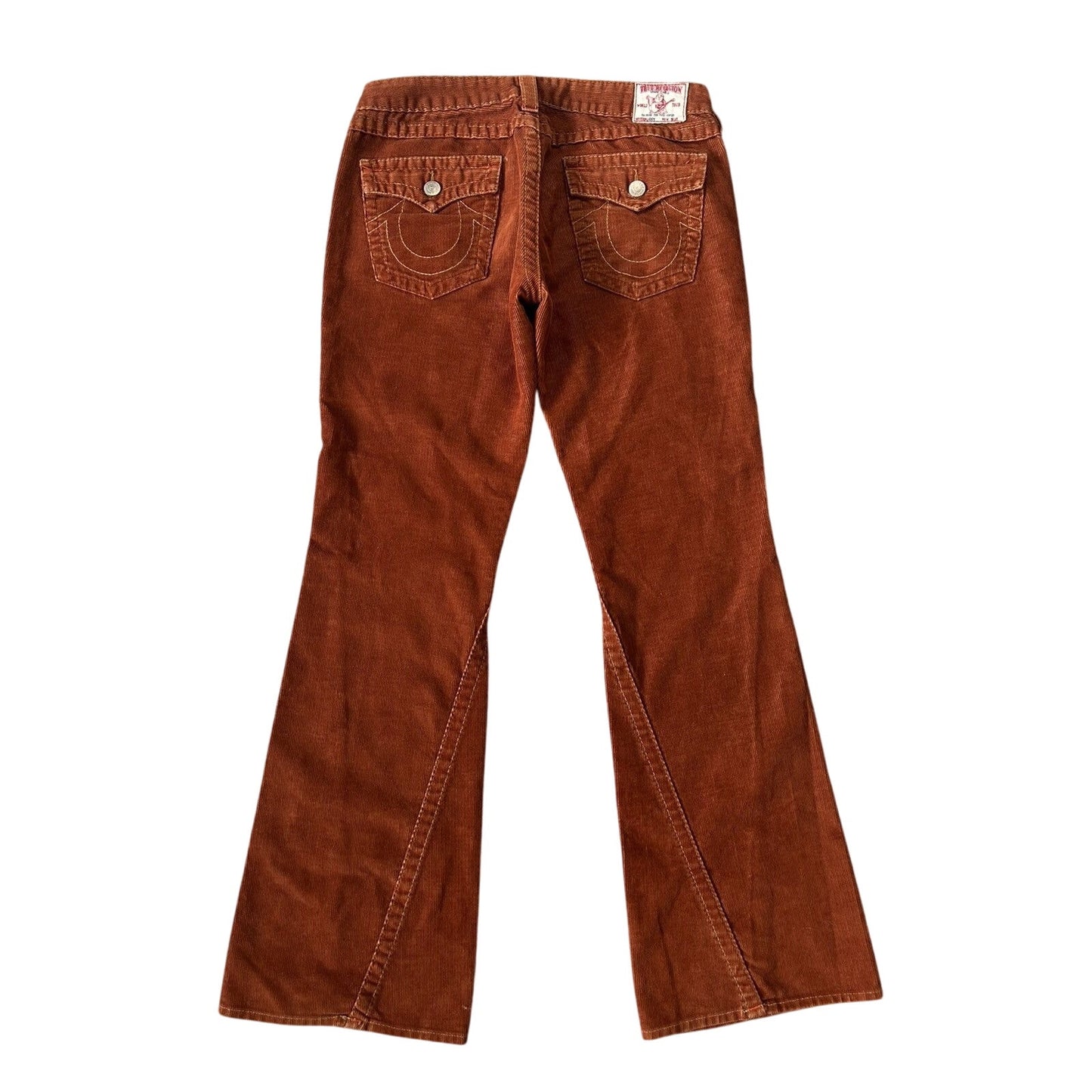 True Religion Joey jeans vintage cords corduroy pants flared