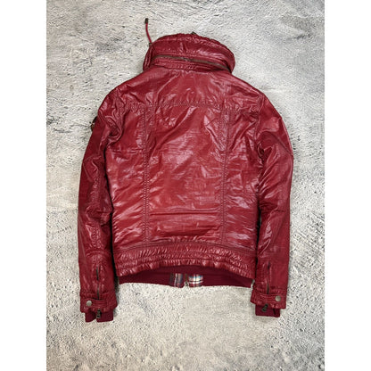 Dolce & Gabbana AW2008 Burgundy Red Puffer Down Jacket