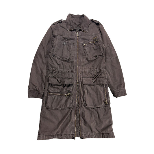 Dolce & Gabbana coat vintage utility miltary brown Y2K