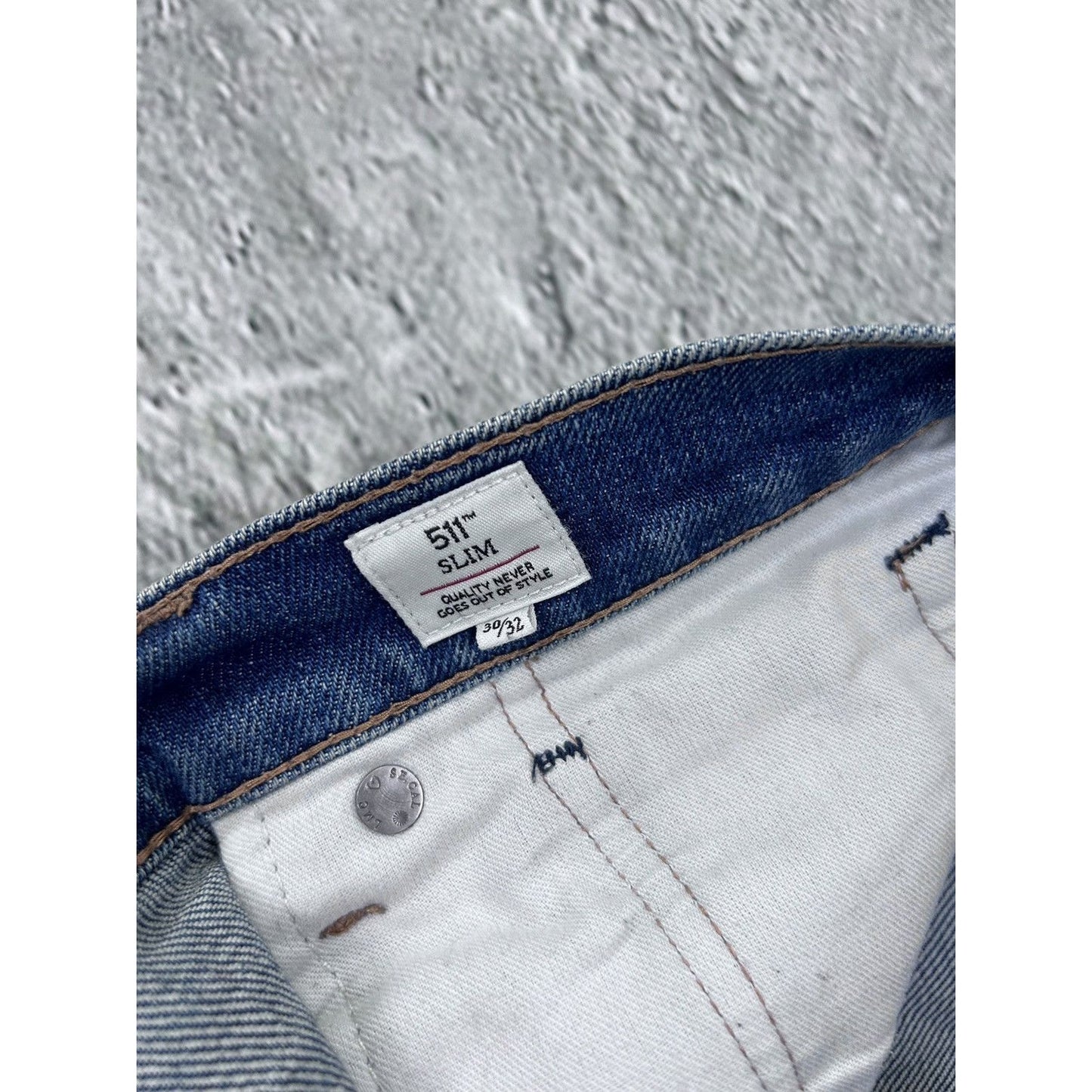 Levi’s slim jeans denim pants Y2K blue 511 Japanese big E