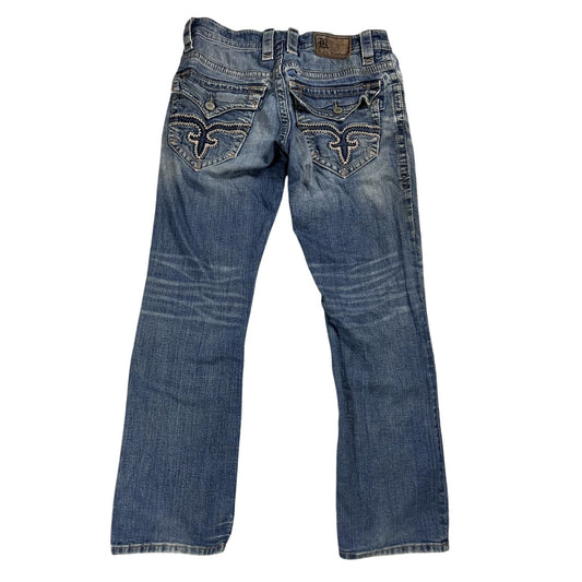 Rock Revival vintage blue jeans Y2K flared Tapy