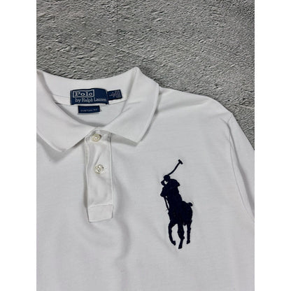 Chief Keef Polo Ralph Lauren longsleeve white big pony navy