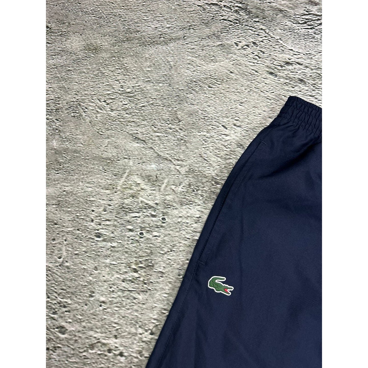 Lacoste track suit vintage navy pants windbreaker small logo