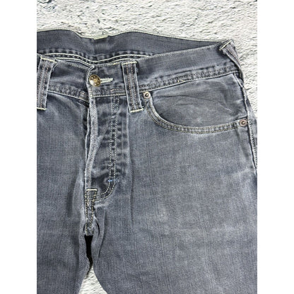 Evisu x Puma vintage washed black jeans gray bootcut
