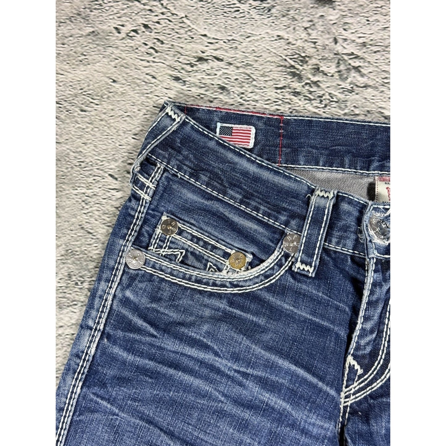 True Religion jeans vintage Bobby big QT denim straight