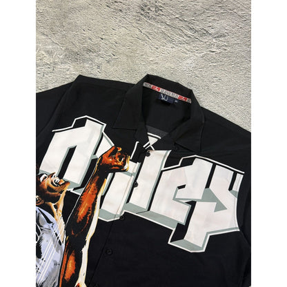 Sir Benni Miles New York button up shirt comics