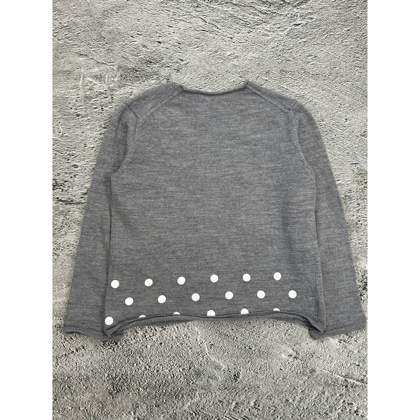 Comme Des Garcons shirt SS17 sweater Brain Train Runway wool