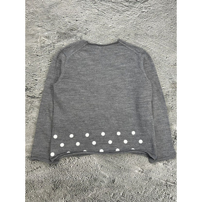 Comme Des Garcons shirt SS17 sweater Brain Train Runway wool